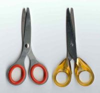 left-handed (left) and right-handed (right) scissors